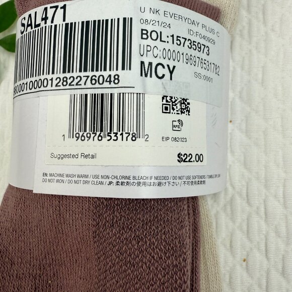 Nike Everyday Plus Dri-FIT Adult Unisex Cushioned 2 Pack Crew Socks Mens L (8-12 - Picture 5 of 7